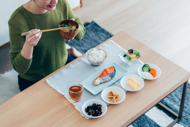 栄養バランスの取れた食事